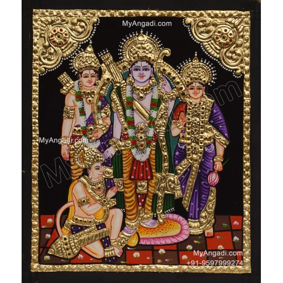Ram Durbar Tanjore Painting Ram Durbar Tanjore Painting