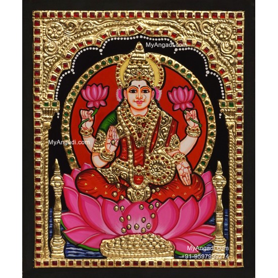 Lakshmi Tanjore Painting Lakshmi Tanjore Painting