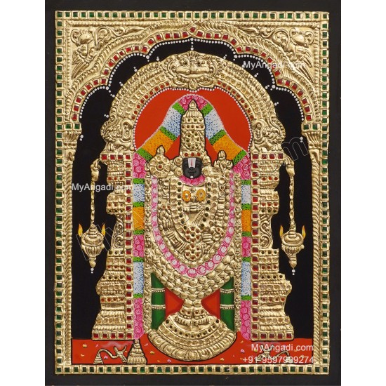 Venkateshwara Tanjore Painting