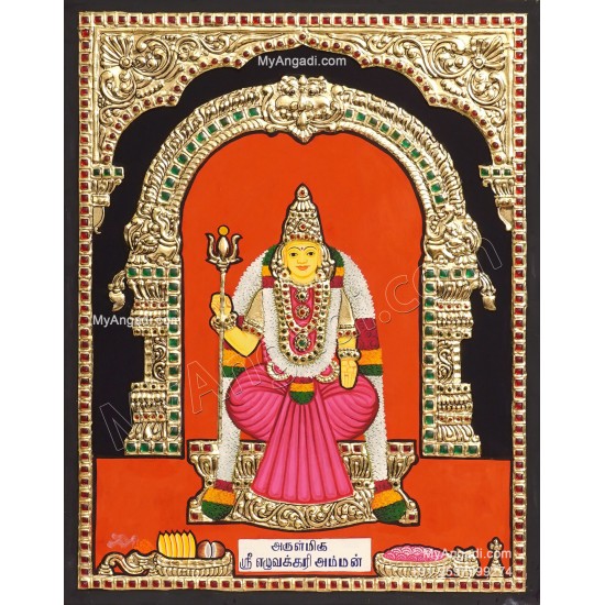 Sri Eluvakari Amman Tanjore Painting