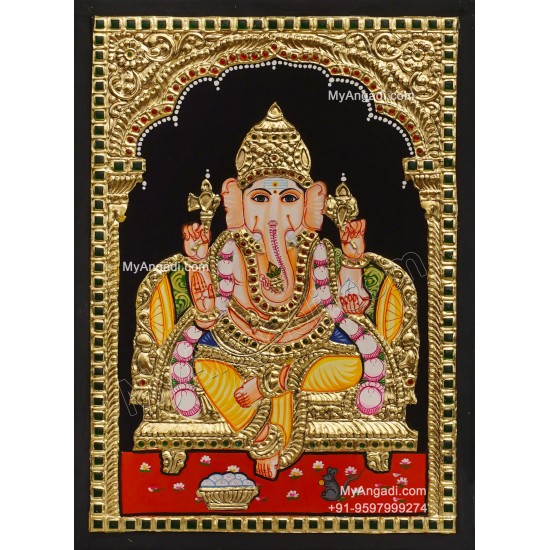 Ganesha Tanjore Painting