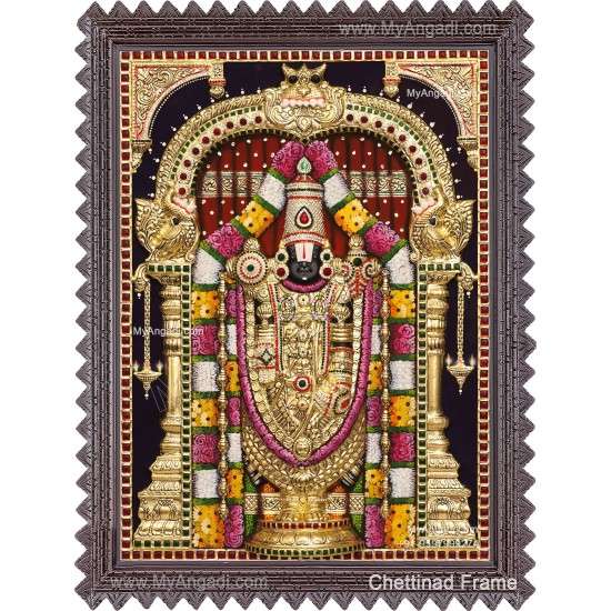 3D Balaji Tanjore Painting