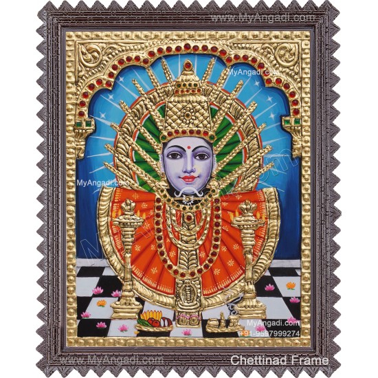 Yellama Devi Tanjore Painting Yellama Devi Tanjore Painting