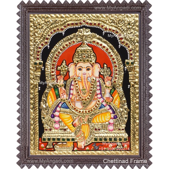 Ganesha Tanjore Painting