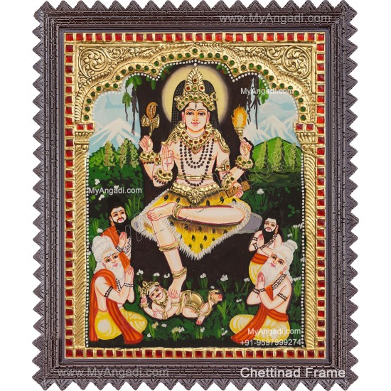 Dakshinamoorthi Tanjore Painting