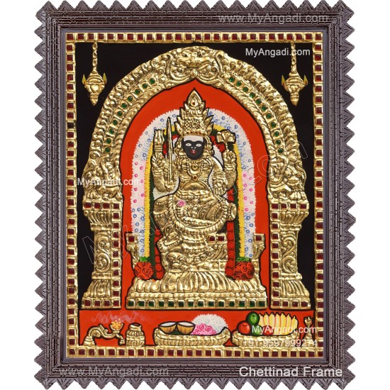 Angalamman Kuladeivam Tanjore Painting Angalamman Kuladeivam Tanjore Painting