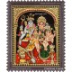 Siva Family Tanjore Painting Siva Family Tanjore Painting