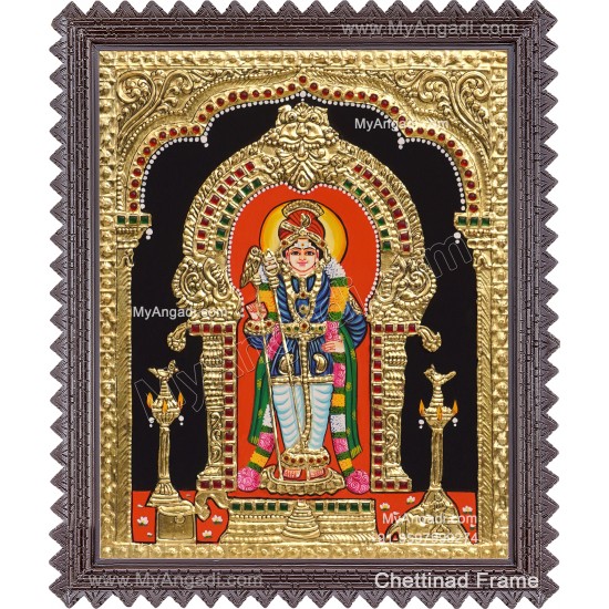 Raja Alangara Murugan Tanjore Painting Raja Alangara Murugan Tanjore Painting