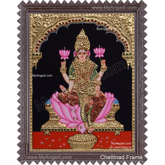 Mahalakshmi Tanjore Painting Mahalakshmi Tanjore Painting