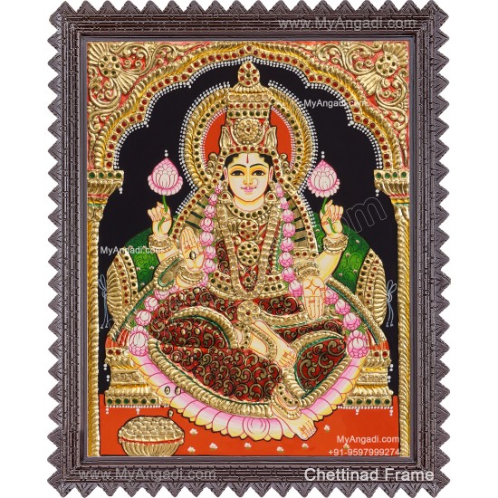 Mahalakshmi Tanjore Painting Mahalakshmi Tanjore Painting