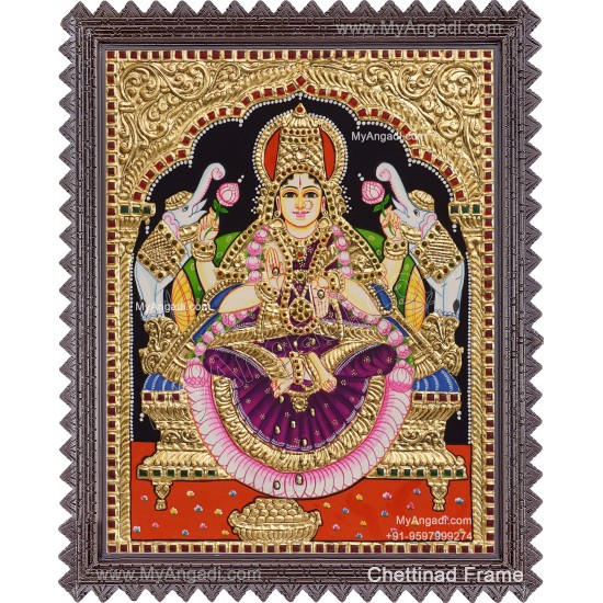 Gaja Lakshmi Tanjore Painting Gaja Lakshmi Tanjore Painting