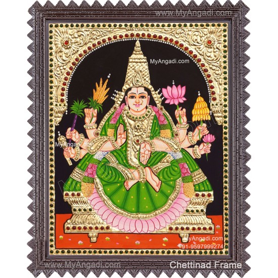 Dhanya Lakshmi Tanjore Painting Dhanya Lakshmi Tanjore Painting