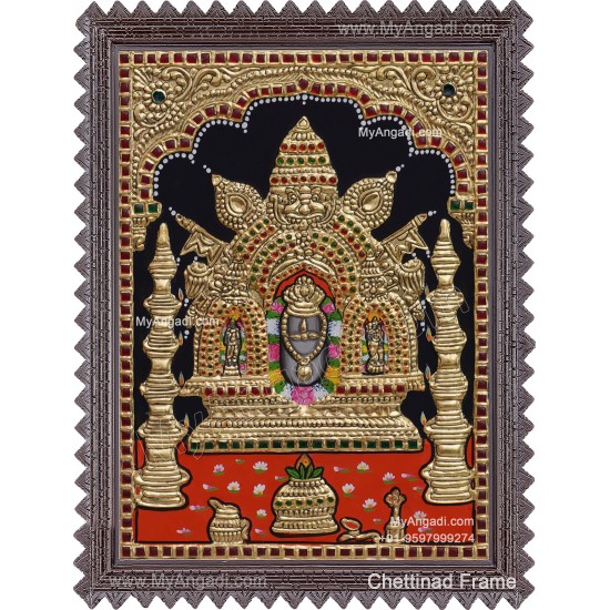 Manjunatha Swamy Tanjore Painting Manjunatha Swamy Tanjore Painting