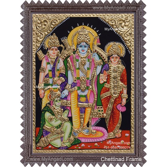 Ram Darbar Tanjore Painting Ram Darbar Tanjore Painting