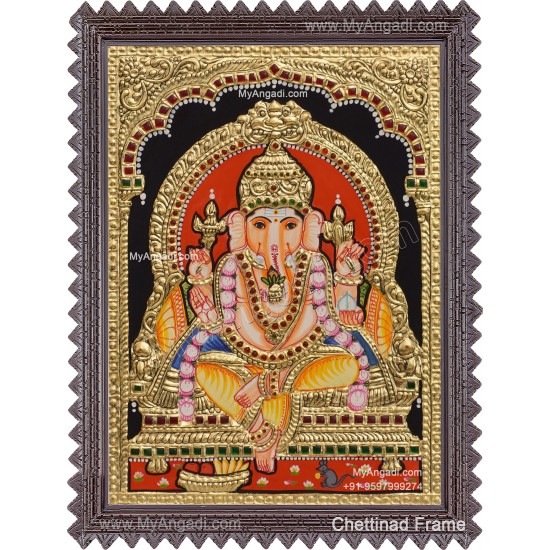 Ganesha  Tanjore Painting