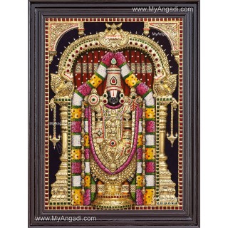 3D Balaji Tanjore Painting
