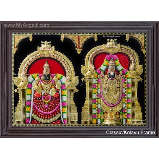 3D Balaji Thayar Tanjore Painting
