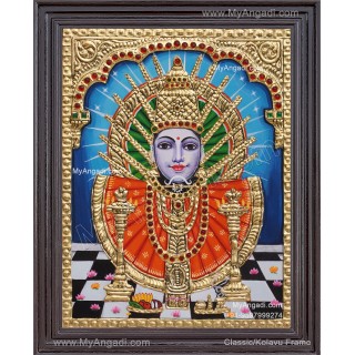 Yellama Devi Tanjore Painting