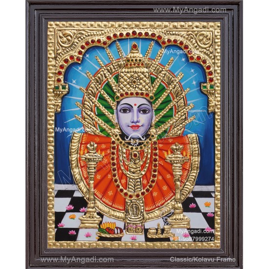 Yellama Devi Tanjore Painting Yellama Devi Tanjore Painting