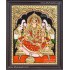 Gaja Lakshmi Tanjore Painting