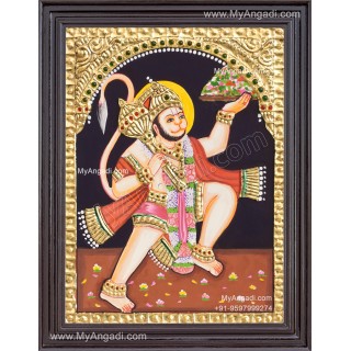 Hanuman Tanjore Painting