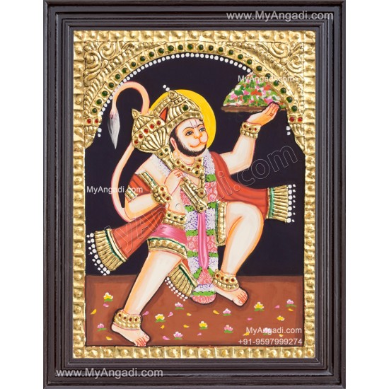 Hanuman Tanjore Painting