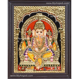 Ganesha Tanjore Painting