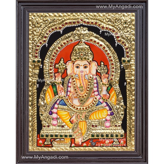 Ganesha Tanjore Painting