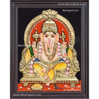Ganesha Tanjore Painting