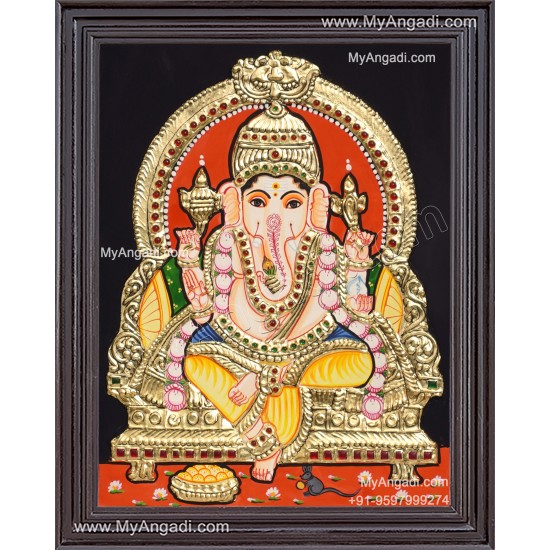 Ganesha Tanjore Painting