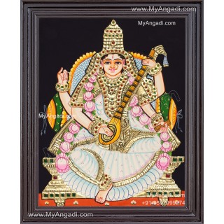 Saraswathi Tanjore Painting