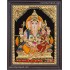 Ganesha Lakshmi  Tanjore Painting
