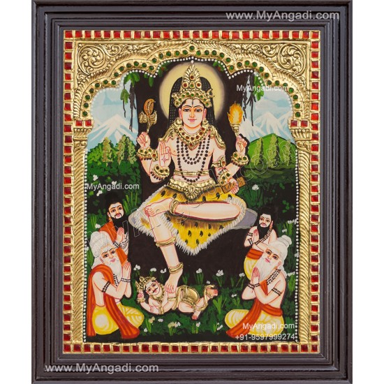 Dakshinamoorthi Tanjore Painting