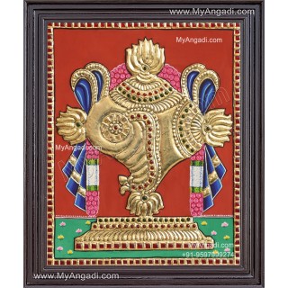 Sangu  Tanjore Painting
