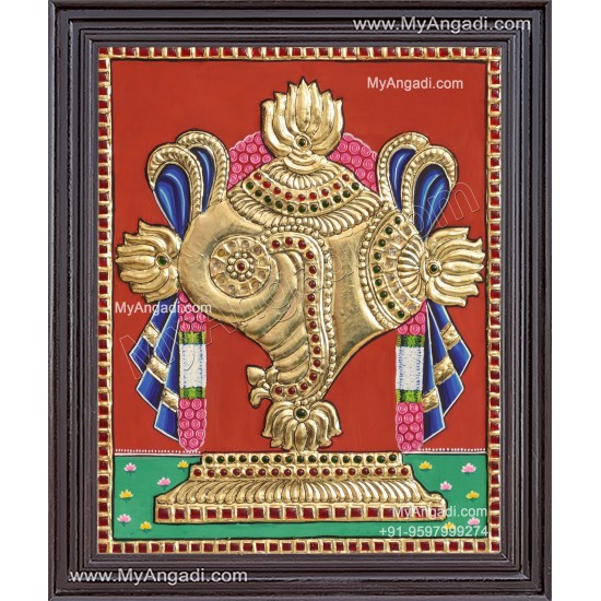 Sangu Tanjore Painting Sangu Tanjore Painting