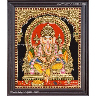 Ganesha Tanjore Painting