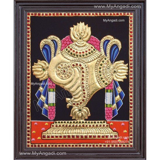 Sangu Tanjore Painting Sangu Tanjore Painting