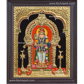 Raja Alangara Murugan Tanjore Painting