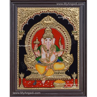 Ganapathi Tanjore Painting