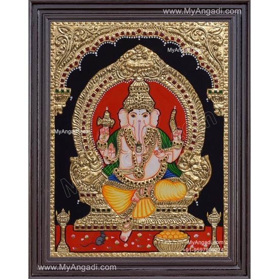 Ganapathi Tanjore Painting Ganapathi Tanjore Painting