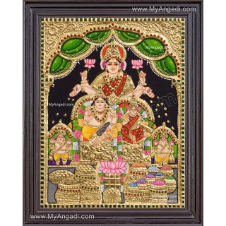 Kubera Lakshmi Tanjore Painting