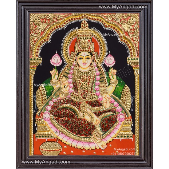 Mahalakshmi Tanjore Painting Mahalakshmi Tanjore Painting