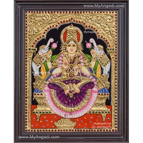 Gaja Lakshmi Tanjore Painting Gaja Lakshmi Tanjore Painting