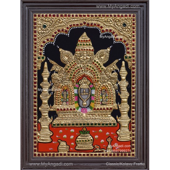 Manjunatha Swamy Tanjore Painting Manjunatha Swamy Tanjore Painting