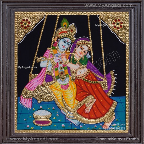 Radha Krishna Tanjore Painting Radha Krishna Tanjore Painting