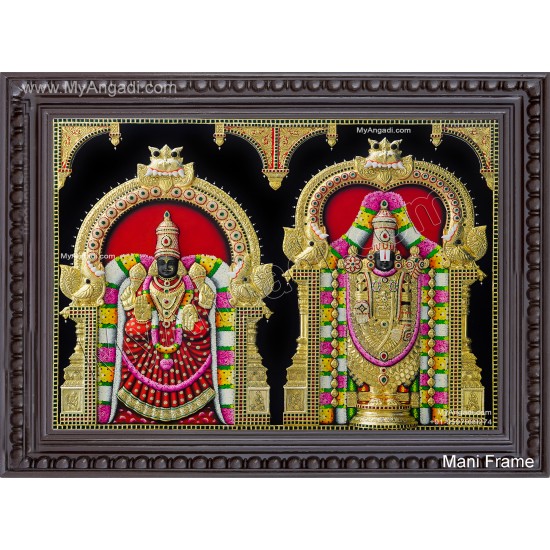 3D Balaji Thayar Tanjore Painting 3D Balaji Thayar Tanjore Painting