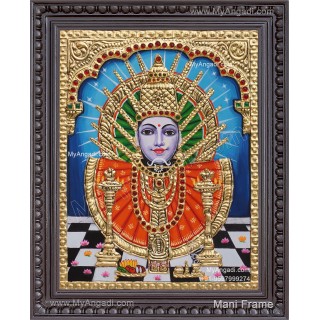 Yellama Devi Tanjore Painting