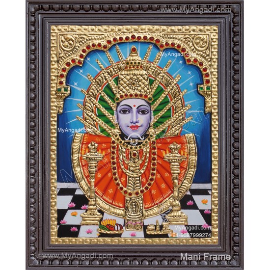 Yellama Devi Tanjore Painting Yellama Devi Tanjore Painting