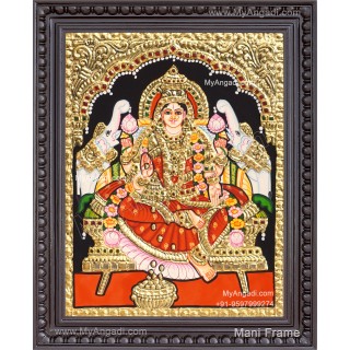 Gaja Lakshmi Tanjore Painting