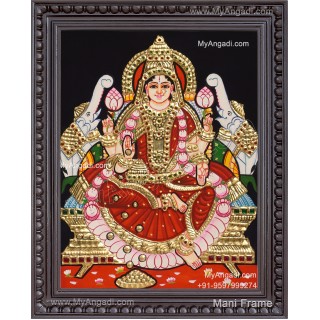 Gaja Lakshmi Tanjore Painting